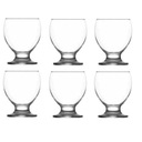 Sada 6 pohárov na nápoje vodné nápoje 250 ml