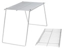 Sklopný rošt na táborák FOX MFH Chrómovaná oceľ 38X25cm Turistický gril