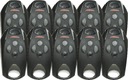 10x DTM NEO 4 NEO4CZS NEO4 GATE REMOTE 10 kusov 433MHz ČERVENÁ LED