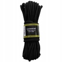 PARACORD LANO 9 MM, 15 METROV, ČIERNA