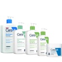 CeraVe Set gél 473 ml + balzam 340 g + hydratačná emulzia 473 ml a 236 ml