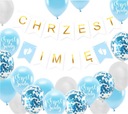 Dekorácie balóny BAPTISM banner ľubovoľné NAME dekorácie