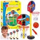 Detská basketbalová súprava, stojaci kôš a lopta