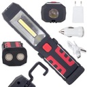 LED dielenská lampa s magnetom, nabíjateľná 3v1, funkcia power banky