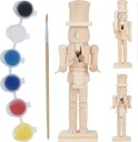 Luskáčik drevená figúrka 18 cm na maľovanie farbami, darček