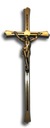 Náhrobný maltézsky kríž s pásikom, vysoký 20 cm