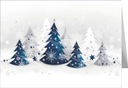 Vianočné stromčeky Pohľadnice lux GDT84