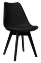 Moderná stolička Nantes Black DSW čierna