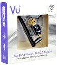 WI-FI ADAPTÉR VU+ 600 Mbps 2,4 & 5 GHz DUAL 2 dBi