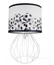 Nočná stolová lampa BALL s tienidlom môže byť LED