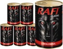 RAFI CLASSIC DOLINA NOTECI mokré krmivo pre psov hovädzie mäso 6x1240g