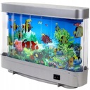 LED NOČNÁ LAMPA PRE DETI AKVÁRIUM 3D UMELÉ RYBY POZADIE DO IZBY