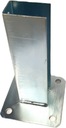 Pätka stĺpika 60x40mm pozinkovaný panelový plot