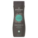 Šampón a gél na umývanie vlasov 2v1 MEN For Shower Attitude 473 ml