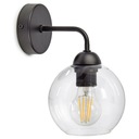 Sklenená nástenná lampa Geometrické vzory