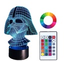 STAR WARS DARTH VADER Led Night Lamp NAME Gravírovaný
