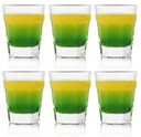 Pevné, HRUBÉ poháre na vodku a likér, 40 ml, 6 ks