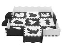 Penové puzzle, 3x3 zvieracie puzzle podložka