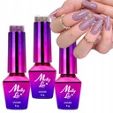 3x Hybridný lak na nechty Flash Effect Mollylac 5g Výber farieb