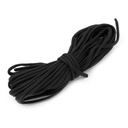 Paracord String, žily padák, polyester, 4,5 mm, čierna, 10 m/lúč