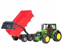 Bruder 02057 Traktor John Deere so sklápacím prívesom