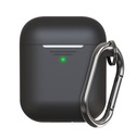 POUZDRO NA AIRPODS 1 2 KEYBUDZ ELEVATE KEYCHAIN ​​​​ČIERNA