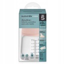 Antikoliková fľaša Suavinex ZERO ZERO 180 ml + cumlík s pomalým prietokom 0m+