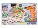 Kreatívna mozaika, puzzle, bloky, skrutkovač
