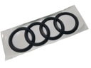 Emblém s logom pre Audi Black Matte Rear 200 mm