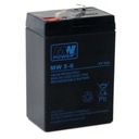 Batéria AGM MW Power MW 5-6 VRLA 5Ah 6V