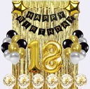 Sada zlatých balónov k 18. narodeninám 18. narodeninám