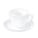 Šálka ​​na čaj a kávu 300 ml s podšálkou 15 cm, porcelán Wilmax