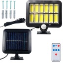 Solárna lampa 120 COB LED pohybový senzor VÝKONNÉ DIAĽKOVÉ