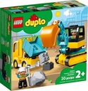 LEGO DUPLO Nákladné auto a pásové rýpadlo 10931