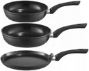 GRAND AMBITION SADA PANVIEK 24/26/28 cm ILAG KERAMICKÁ PLYNOVÁ INDUKCIA