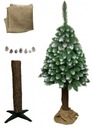 Umelý vianočný stromček na kmeni borovice 160cm Hustý PREMIUM