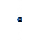 Prsteň Sport Ball/Pear Reflex, čierno-modrý PU