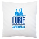 Rád pokazím biely vankúš vysokozdvižného vozíka