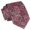 Kravata - ALTIES - červená s orientálnym vzorom