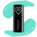 SEMILAC 439 Silný tyrkysový hybridný lak na nechty 7ml