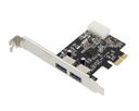 AK249 CONTROLLER 2x USB 3.0 PCI-EXPRESS PCI-E KARTA