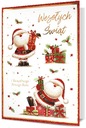 Santas vtipné prémiové vianočné pohľadnice KStar53
