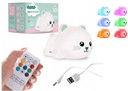 NENO NOČNÁ LAMPA PRE DETI LED KITTY SILIKON + DIAĽKOVÉ OVLÁDANIE