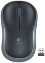 LOGITECH M185 BEZDRÔTOVÁ MYŠ ŠEDÁ