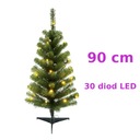 Umelý vianočný stromček 90 cm s 30 LED diódami