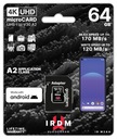 Pamäťová karta microSD IRDM 64GB UHS-I U3 A2+