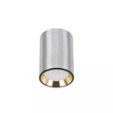 CHLOE GU10 MINI PRIVRCHOVÁ MONTÁŽ GU10 250V IP20 70x100mm STRIEBORNÁ, ZLATÝ STRED o