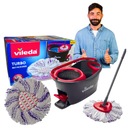 VILEDA TURBO Rotary MOP MOP MOTIFIBLE SET BUCKET BUARD BUARD 3IN1 Vložka
