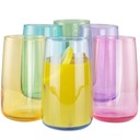POHÁRE NA NÁPOJE Nápoje 6x370 ml MIX FARIEB