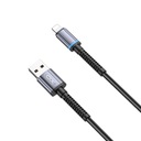 XO NB215 USB - Lightning kábel 1,0 m 2,4A čierny